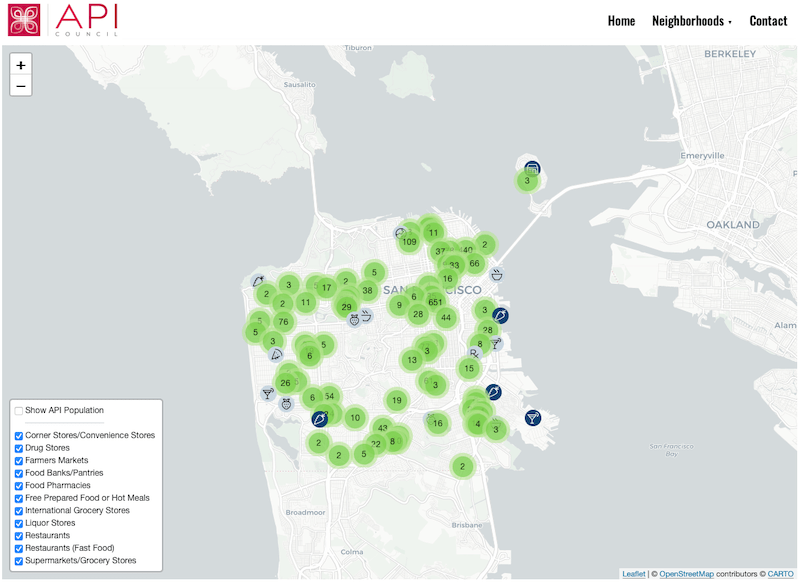 API Council Food Assets Map