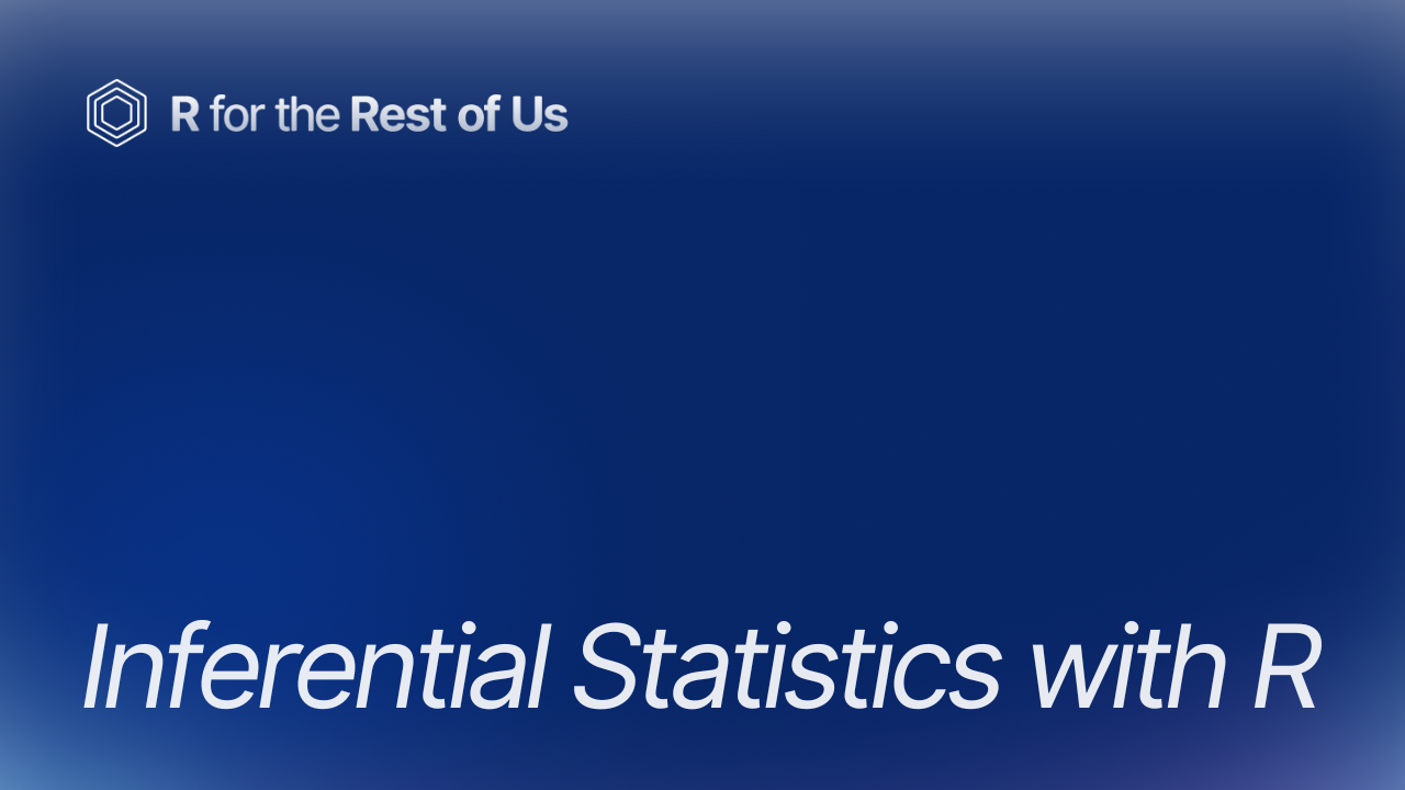 Inferential Statistics with R