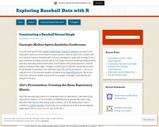 Screenshot of Constructing a Baseball Savant Graph