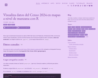 Screenshot of Visualize Census Data in Maps at the Block Level with R