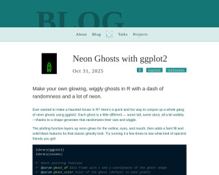 Screenshot of Neon Ghosts with ggplot2