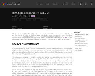 Screenshot of Bivariate choropleths are go!