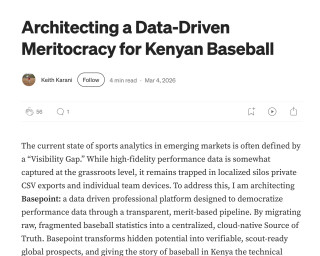 Screenshot of Architecting a Data-Driven Meritocracy for Kenyan Baseball
