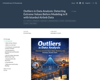 Screenshot of Outliers in Data Analysis: Detecting Extreme Values Before Modeling in R