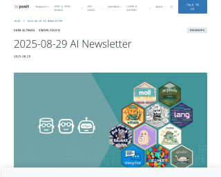 Screenshot of Posit AI Newsletter
