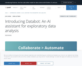 Screenshot of Introducing Databot: An AI assistant for exploratory data analysis