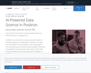Screenshot of AI-Powered Data Science in Positron