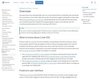 Screenshot of RStudio to Positron