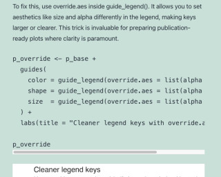 Screenshot of Remove or Hide Legends in ggplot2 – Theme, Guides, Scales & Tips