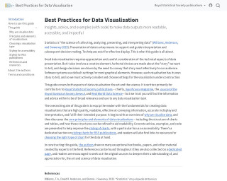 Screenshot of Best Practices for Data Visualisation