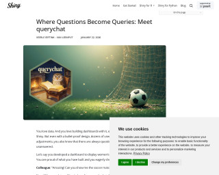 Screenshot of Shiny - Where Questions Become Queries: Meet querychat