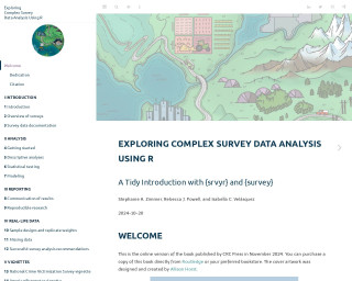 Screenshot of Exploring Complex Survey Data Analysis Using R