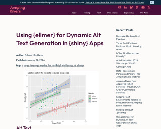 Screenshot of Using {ellmer} for Dynamic Alt Text Generation in {shiny} Apps